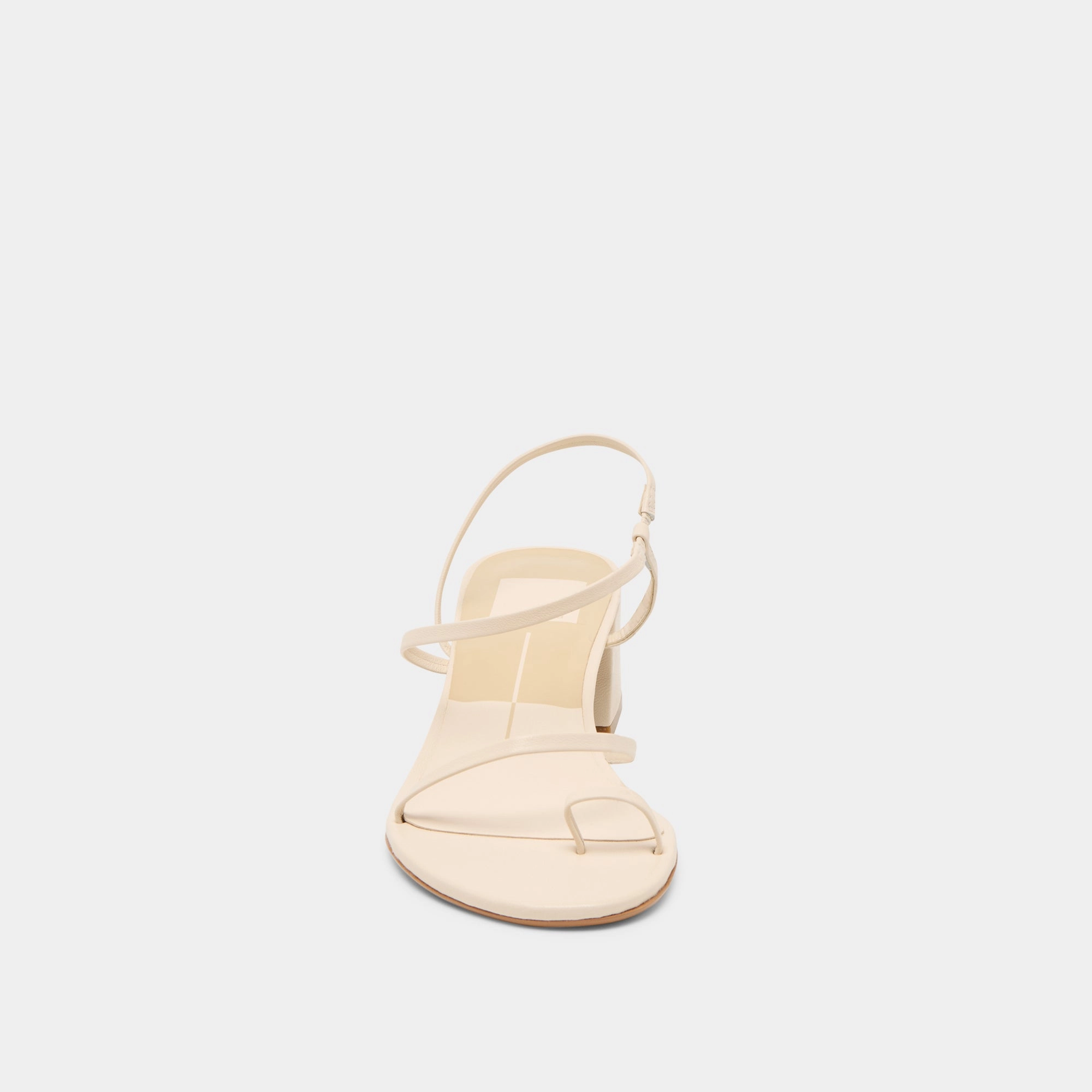 TRINI HEELS CREME LEATHER