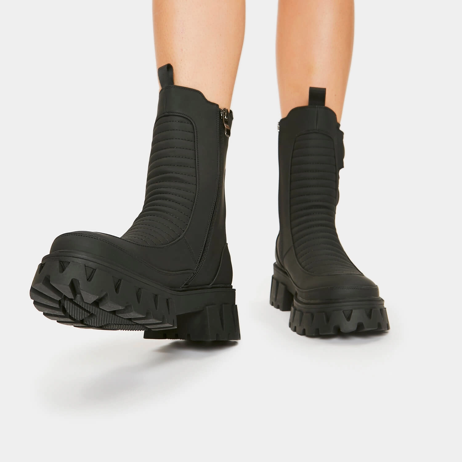 Vader Men's Padded Croft Boots-Black-Size 11-Clearance