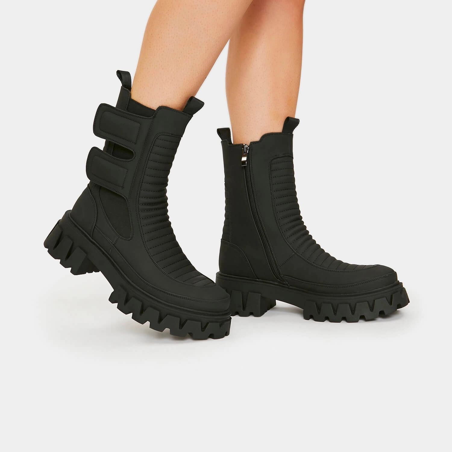Vader Men's Padded Croft Boots-Black-Size 11-Clearance