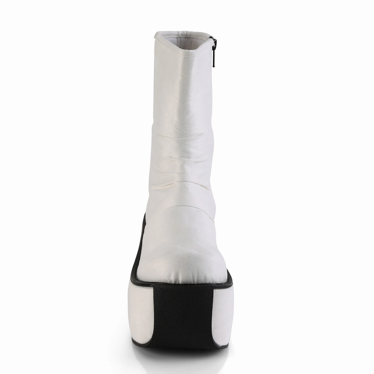 VIOLET-100  White Faux Suede