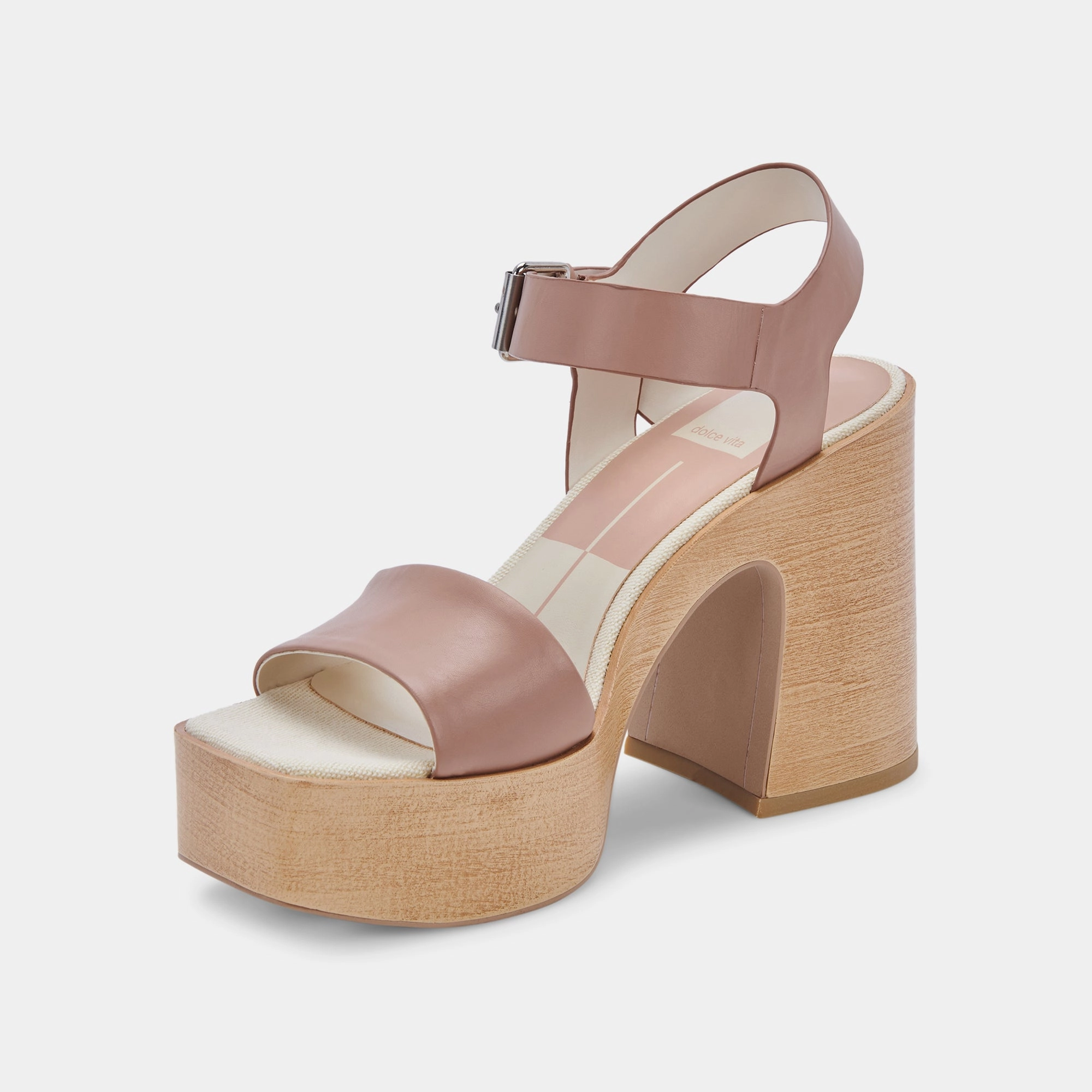 WALLIS HEELS CAFE LEATHER - re:vita