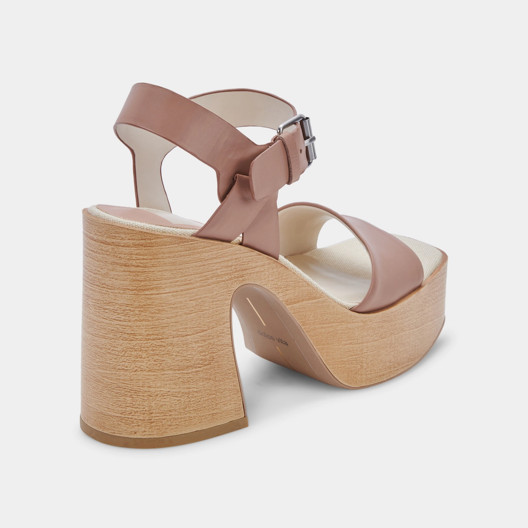 WALLIS HEELS CAFE LEATHER - re:vita