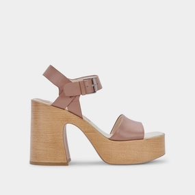 WALLIS HEELS CAFE LEATHER - re:vita