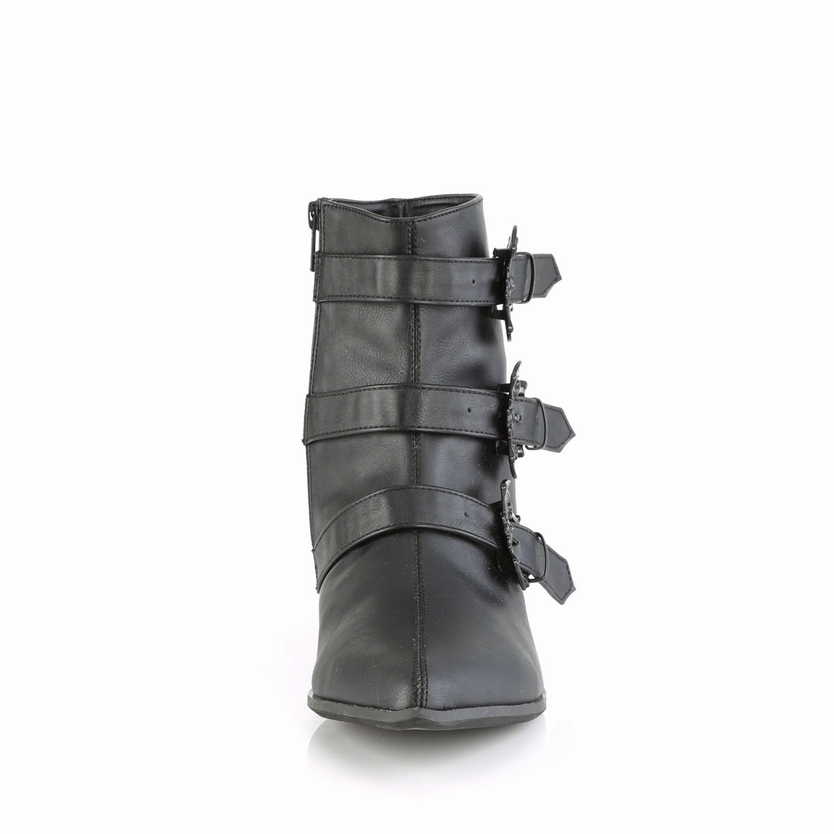 WARLOCK-50-B  Black Vegan Leather