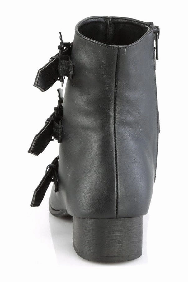 WARLOCK-50-B Vegan Leather Ankle Boot (Unisex)