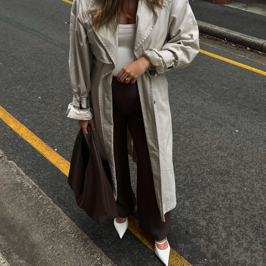 York Slingback Heel - Chalk Leather