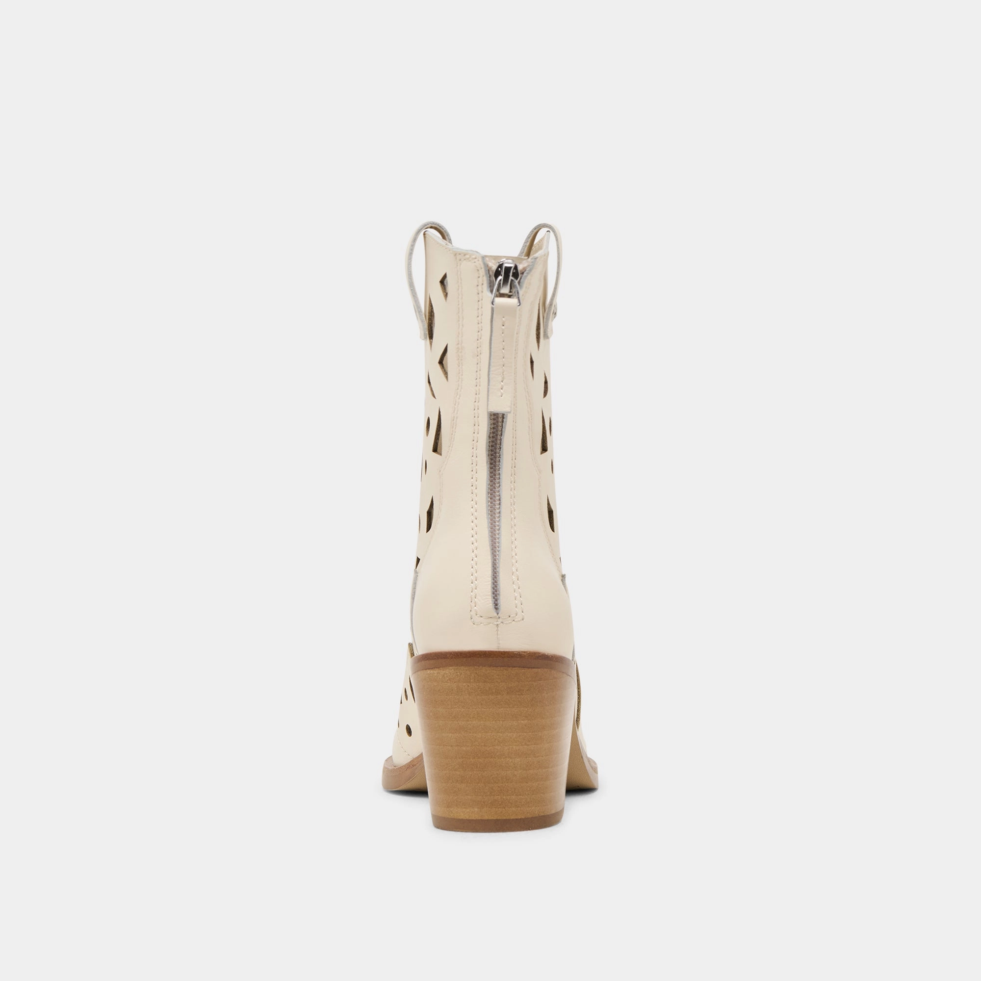 ZENOBI BOOTIES OFF WHITE LEATHER